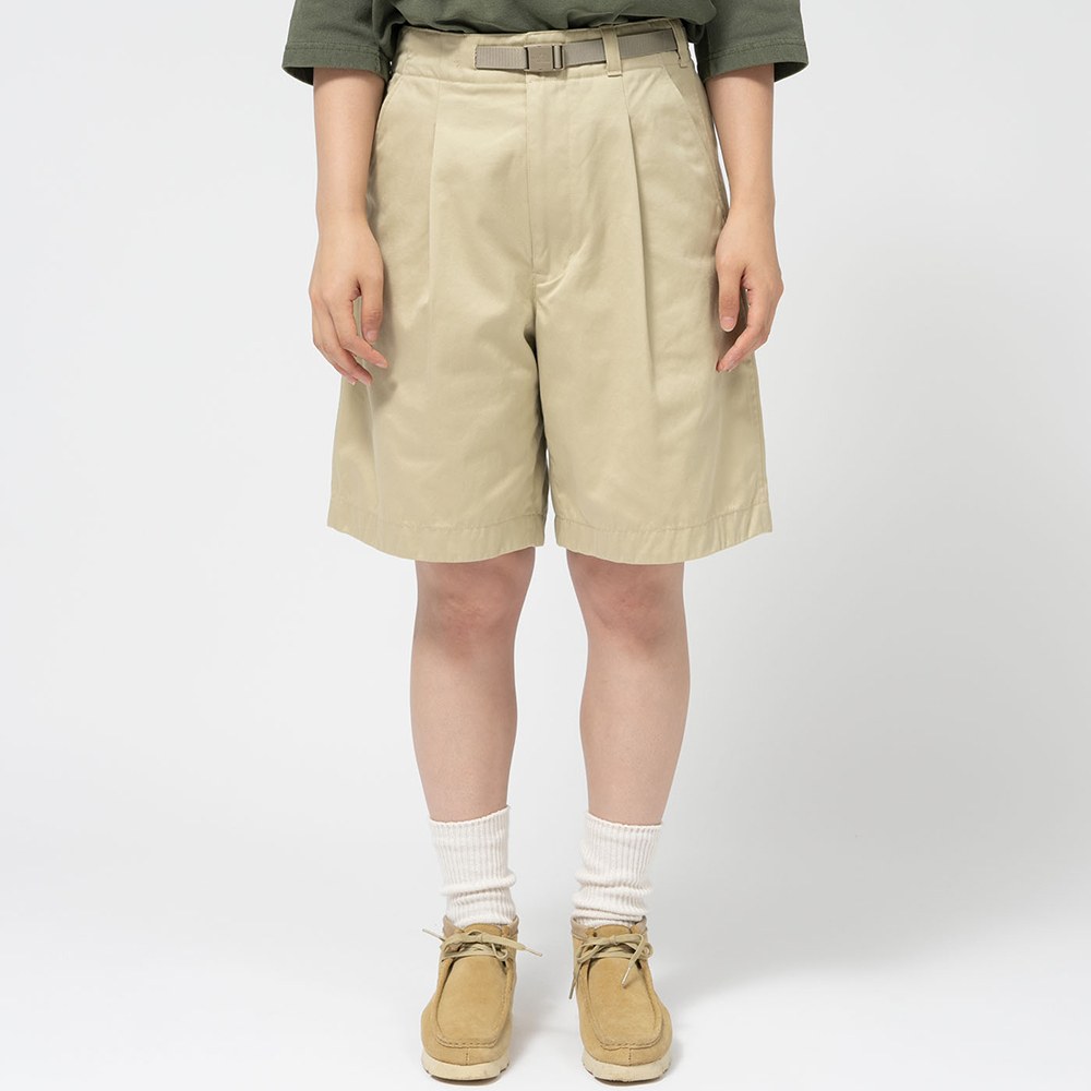 노스페이스퍼플라벨 치노 턱 필드 쇼츠 나나미카 25SS 여자 카고 반바지 N25SD096 - 상세 이미지 4