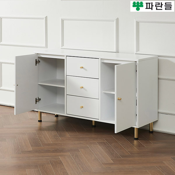 파란들가구 반하나 상판18T 1150높은거실장B 다용도수납장 - 상세 이미지 5