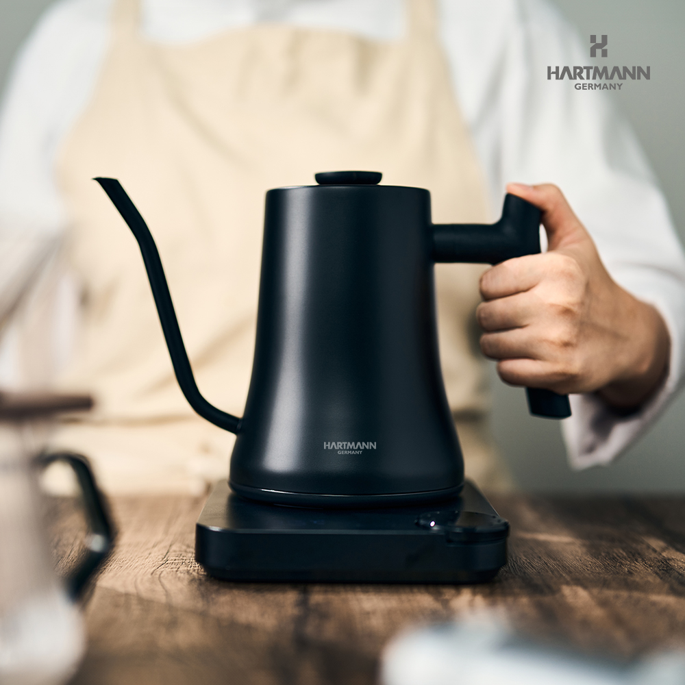 하트만 브루잉 전기드립 커피포트 보온 1도 온도조절 티포트 홈카페 800ml