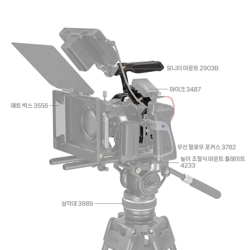 스몰리그 4522 니콘 Z6 III Night Eagle 케이지 키트 이미지 6