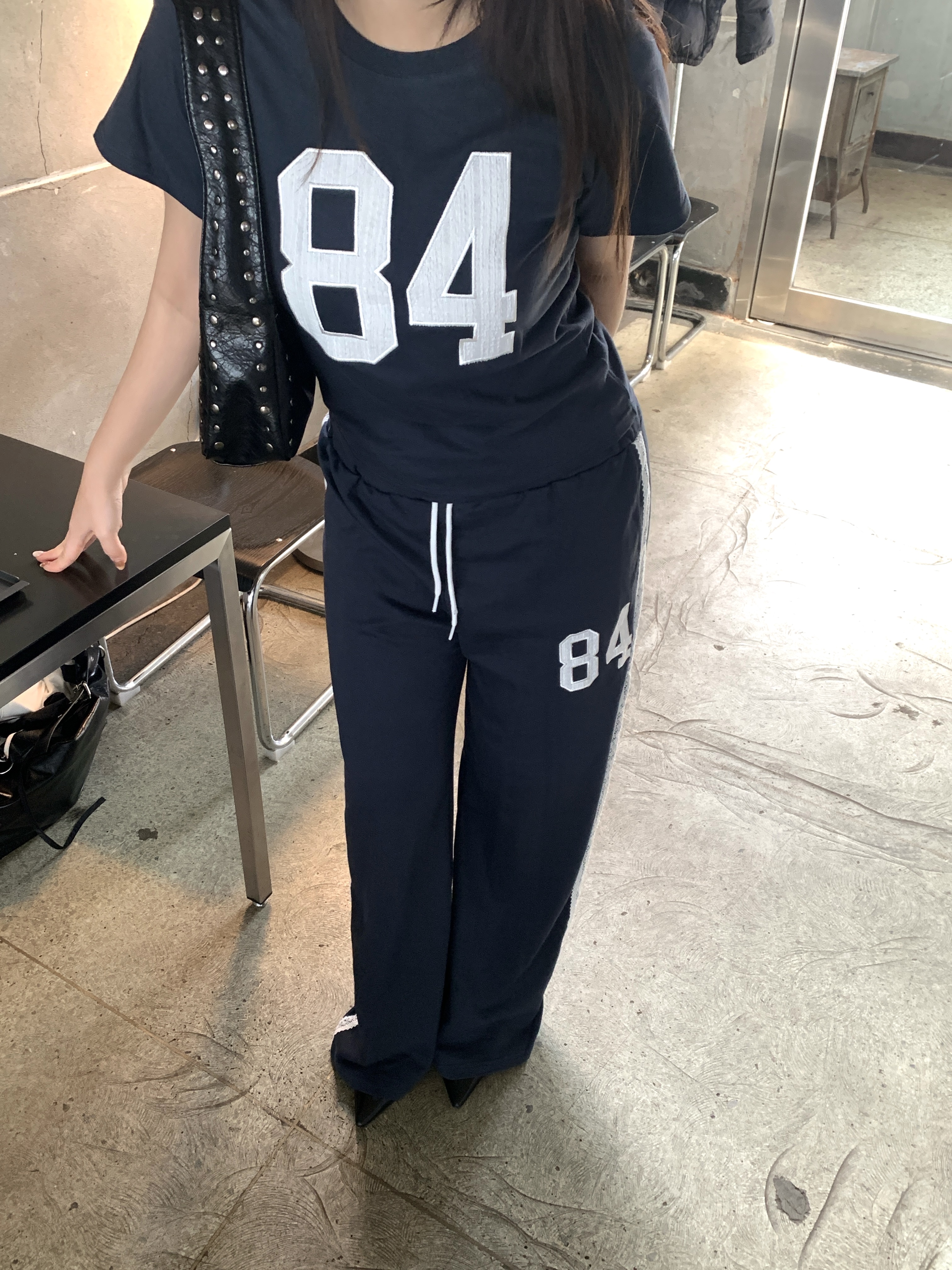 [set 상품] Pre-order 여성 84 트레이닝 여름 반팔 셋업 상세 이미지 10