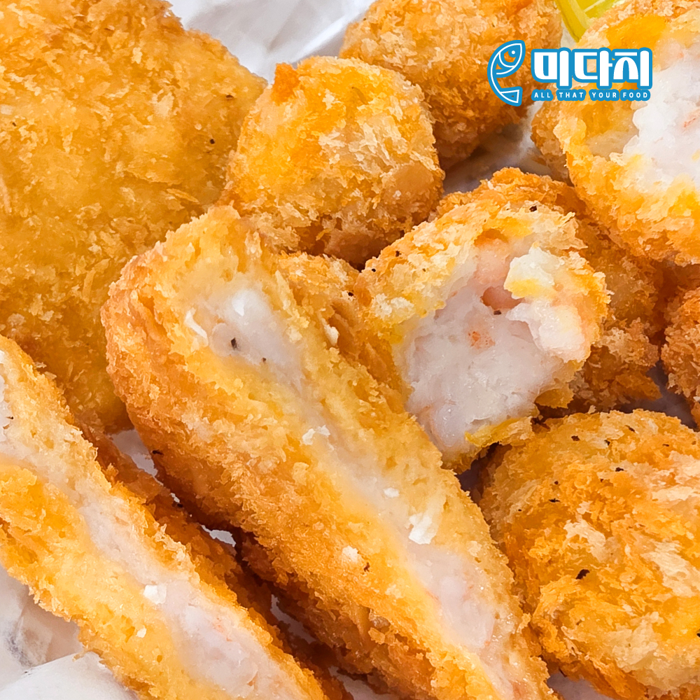 크리스피 쉬림프 튀김 에비동 새우 카츠 까스 600g 간식용 식자재