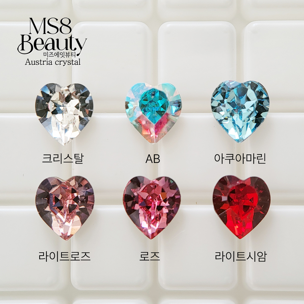 스와로브스키 스톤 4884 실리온하트 브이컷 5.5mm V컷 1개 크리스탈 스와 6.6mm 이미지 6