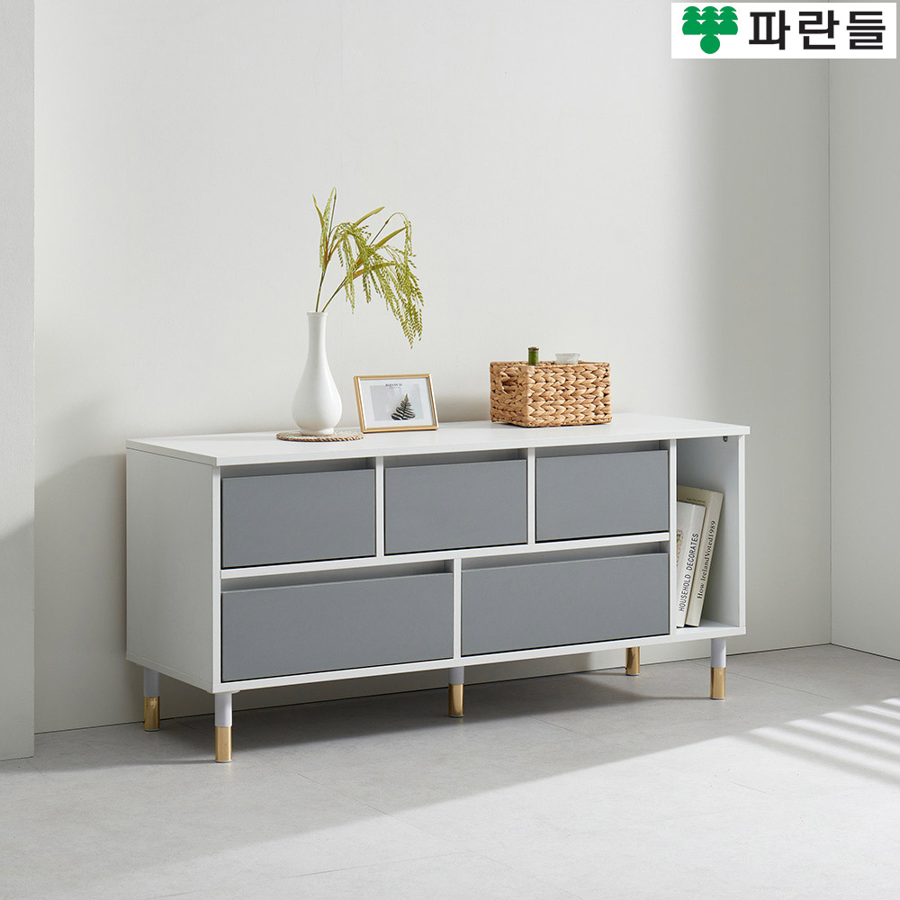파란들가구 반하나 1150 편수2단서랍거실장 거실수납장 - 메인 이미지