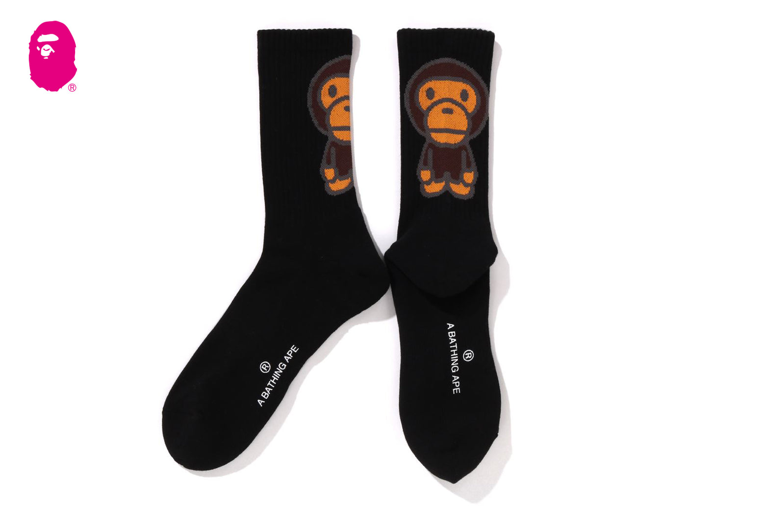 베이프 우먼즈 양말 BABY MILO SOCKS 4월 신상 2L20-284-001 - 상세 이미지 3
