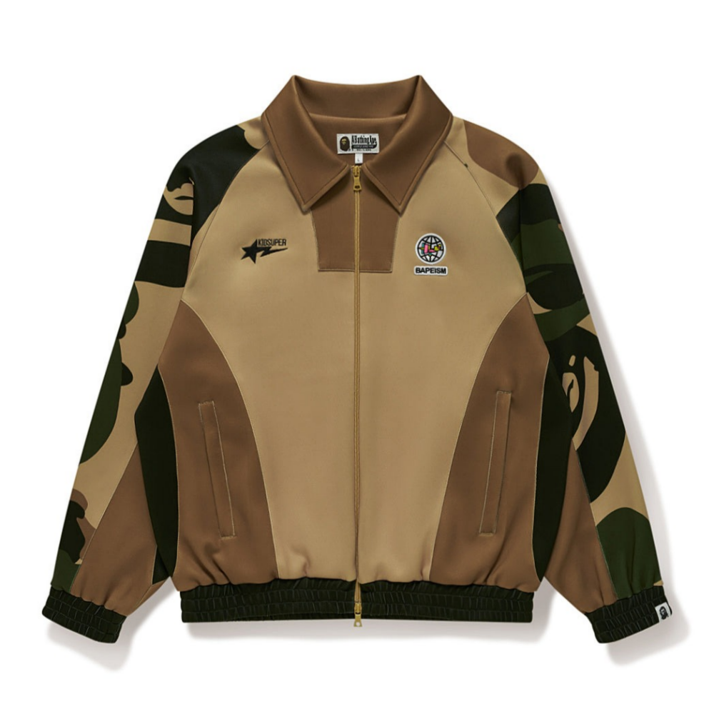 베이프 X KIDSUPER 자켓 PATCHWORK TRACK JACKET 4월 신상 1L23-140-907 - 메인 이미지