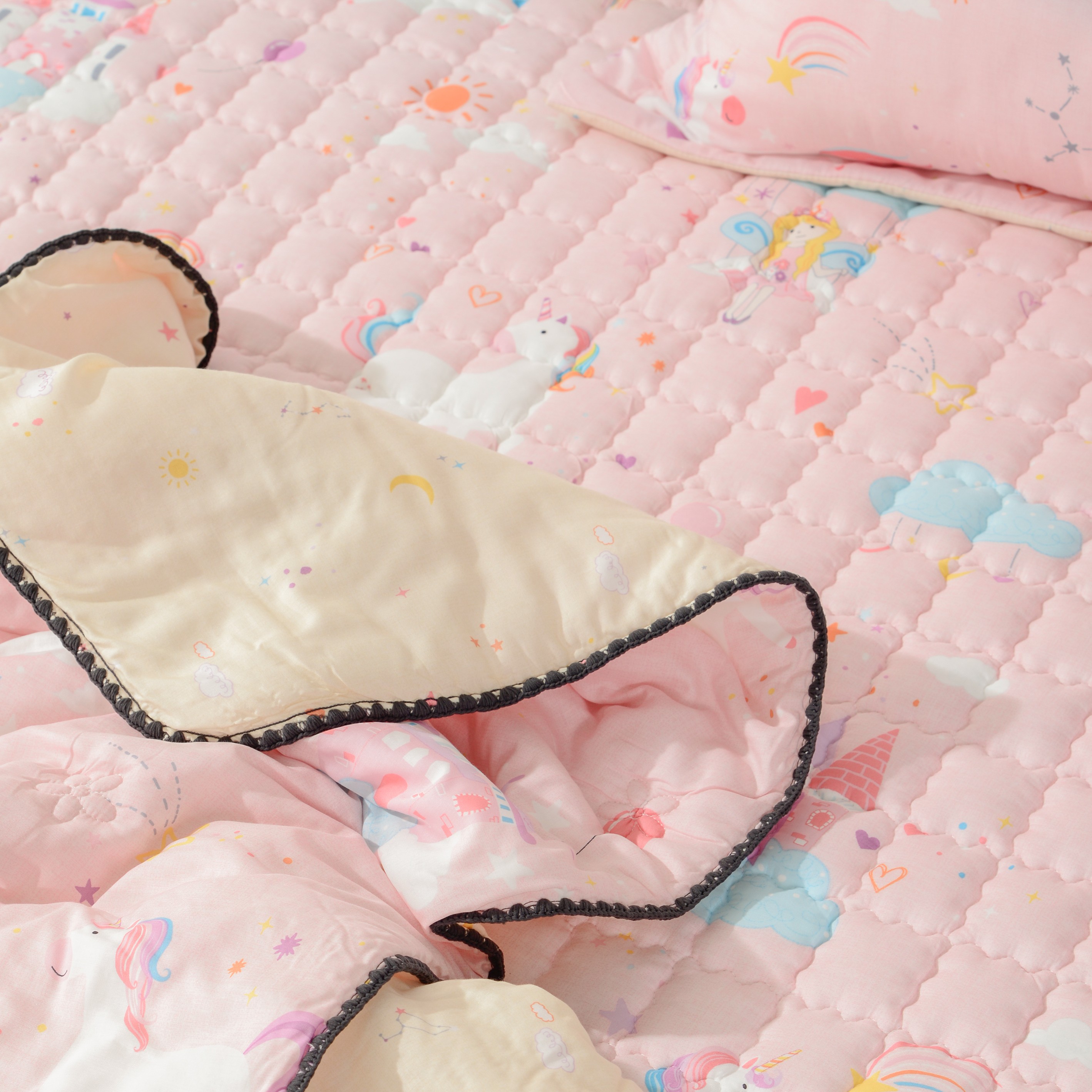 공주의꿈나라 키즈 모달 침대패드 알러지케어 매트리스 고정밴딩 어린이침구 패드