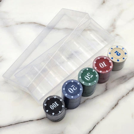 카지노 게임 포커칩 하드케이스 뚜껑 보관함 카드 게임 홈