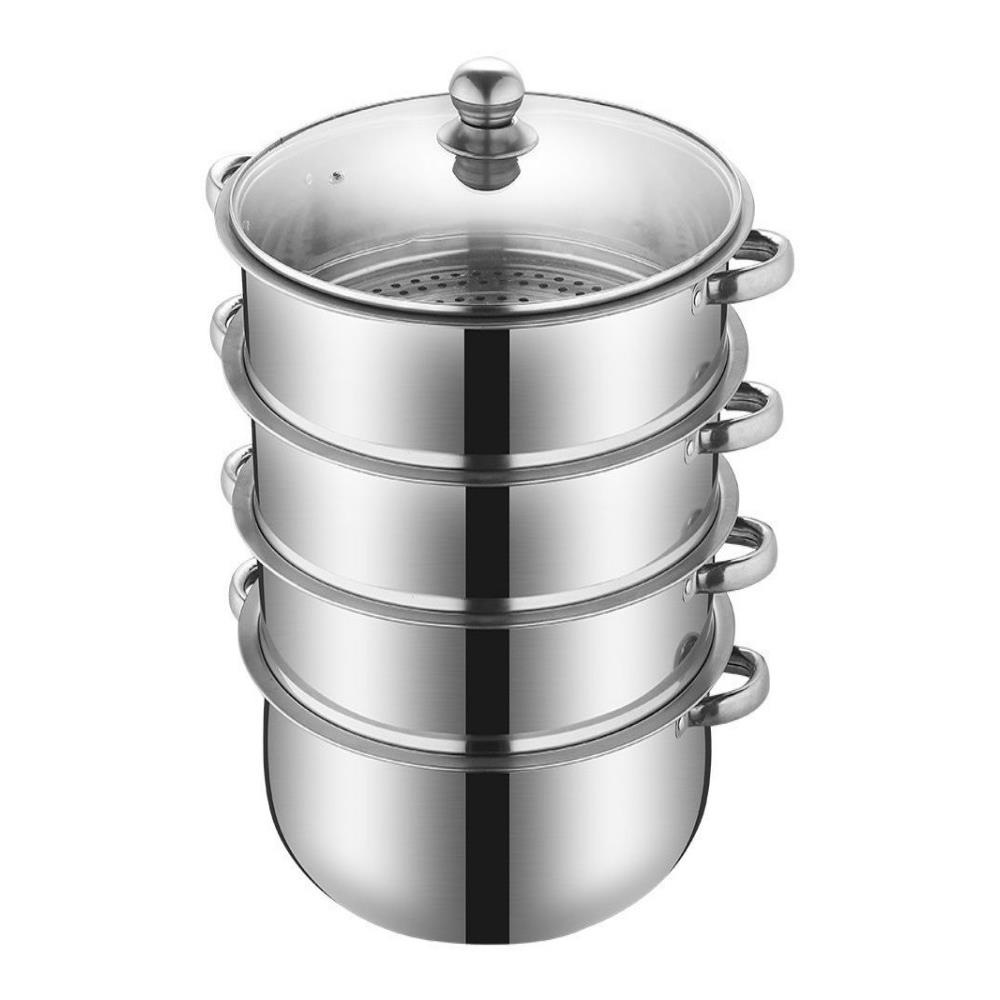 대형 찜솥 킹크랩 찜기 가정용 곰솥 인덕션 랍스터 만두 3중복합바닥 40cm 1개 - 상세 이미지 3