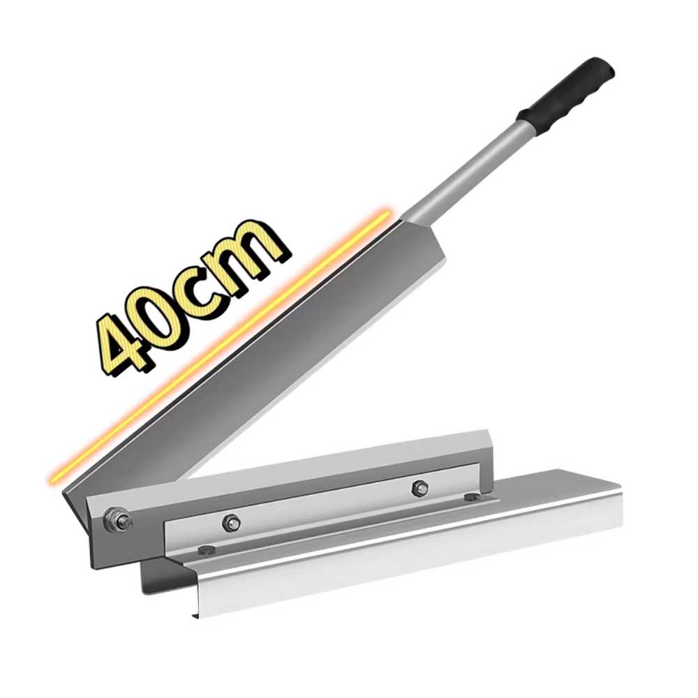 산업용 절단기 작두 수동 스틸 금속 강판 컷팅기 40cm 베이스 이미지 6