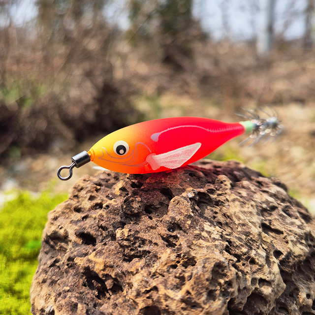 쿠미 레인저 미니 에기 무광 래틀 수평 55F 스몰 애기 쭈꾸미 갑오징어 누드형광, 8cm