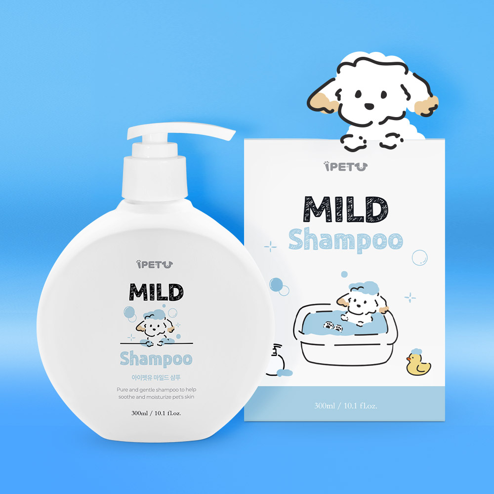 퓨어바이오 아이펫유 마일드 강아지 샴푸 애견 개 펫 비누 300ml - 상품 이미지