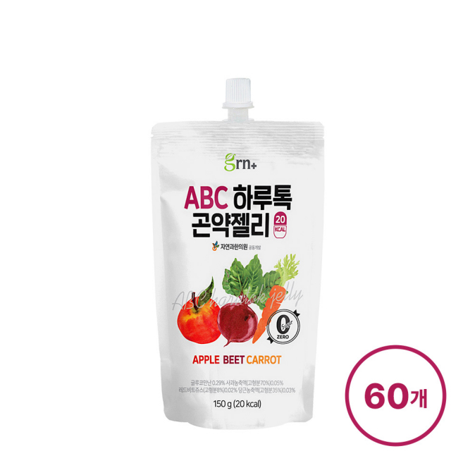 GRN 곤약젤리 60팩 제로슈가 ABC주스맛