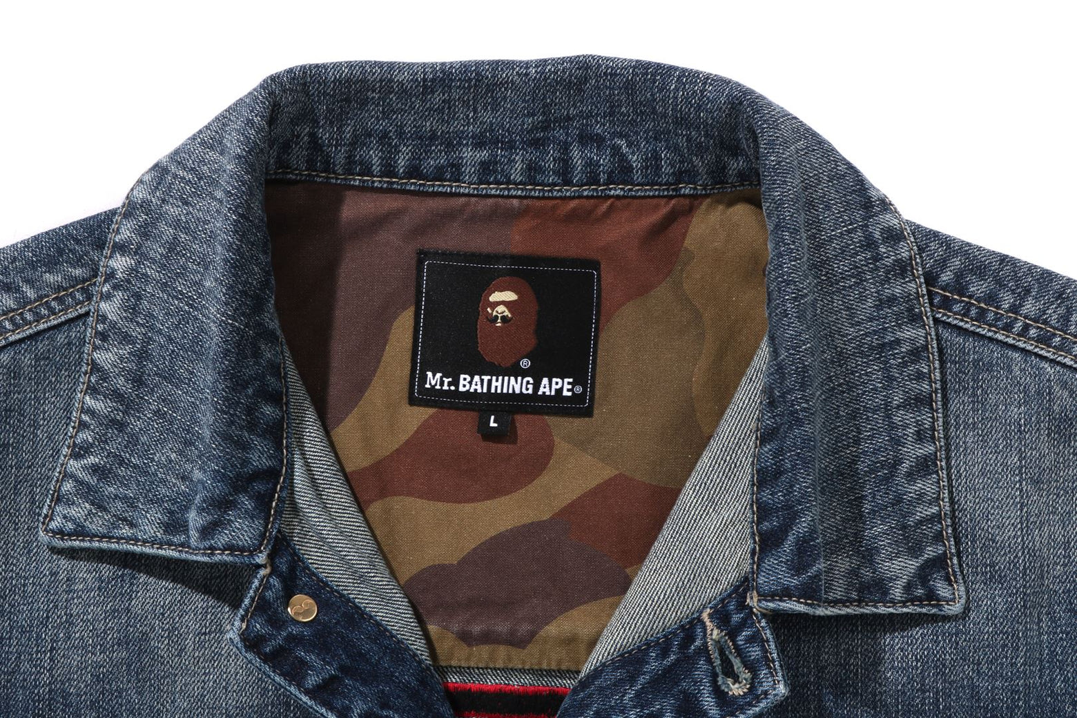 베이프 자켓 DENIM JACKET 4월 신상 7L30-140-307 - 상세 이미지 3