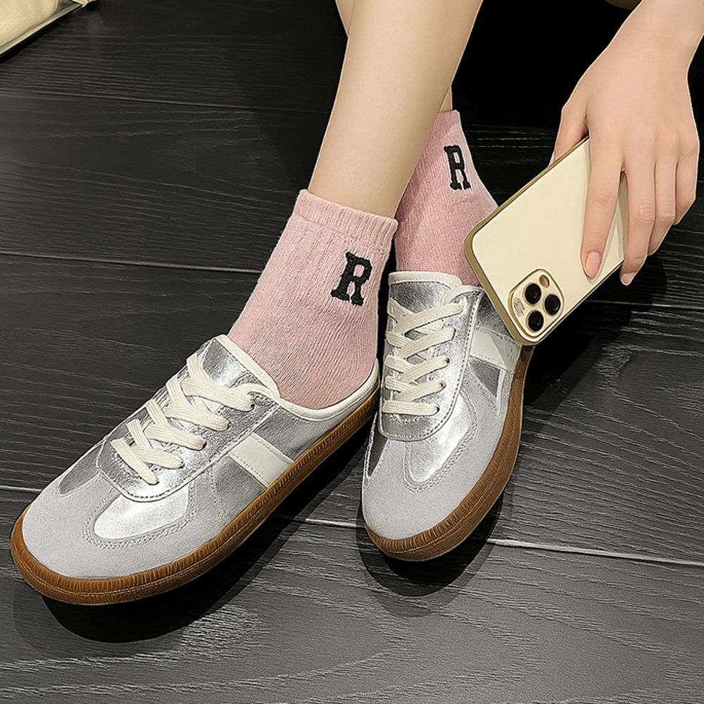 여성 뮬 슬리퍼 여름 샌들 통굽 블로퍼 스니커즈