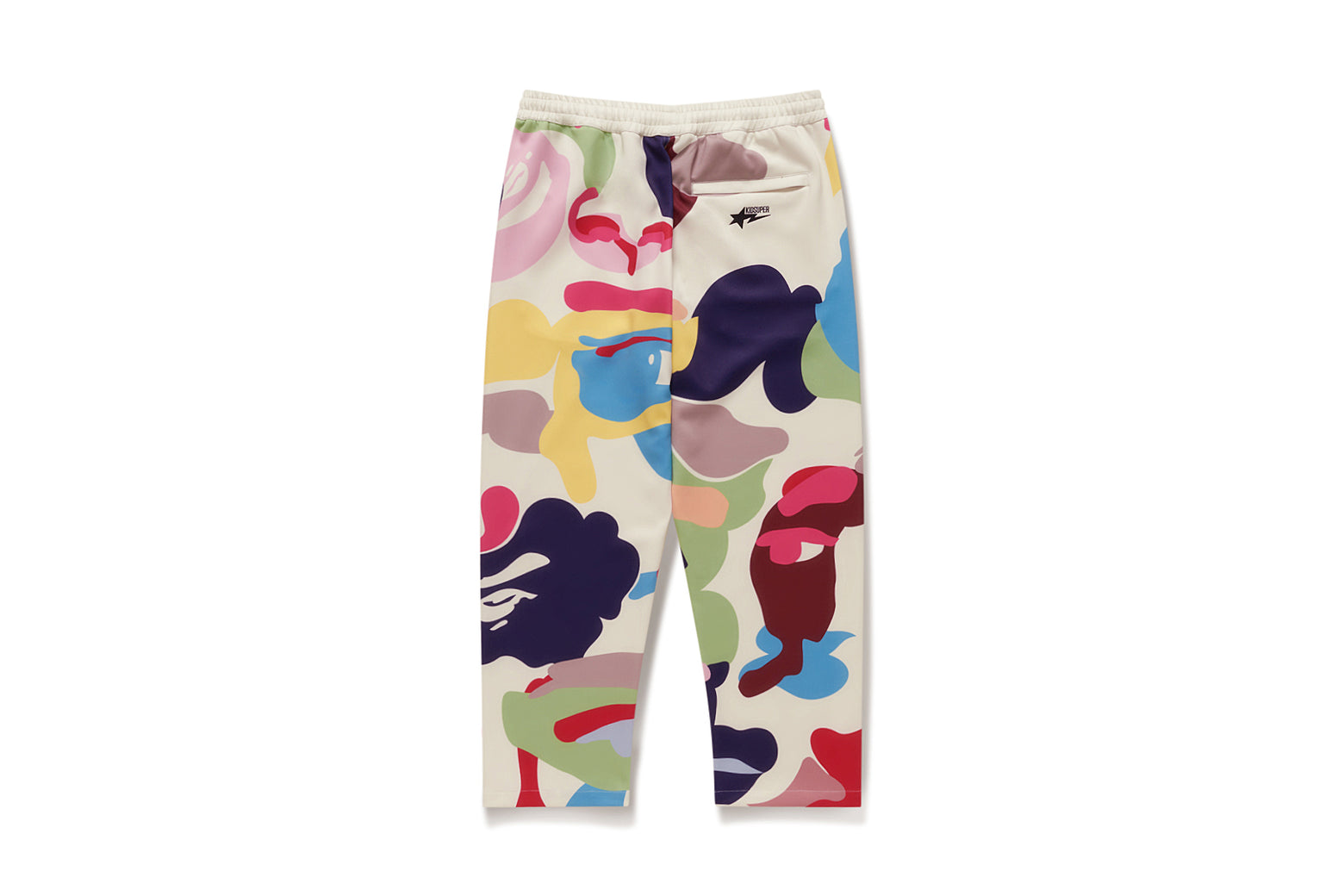 베이프 X KIDSUPER 바지 PATCHWORK TRACKPANTS 4월 신상 1L23-152-906 - 상세 이미지 2