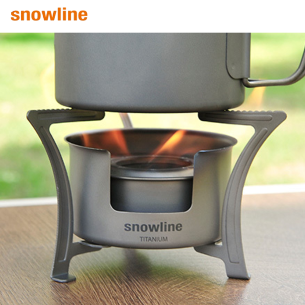 스노우라인 티타늄 알콜 스토브 캠핑 백패킹 알콜 고체연료 버너