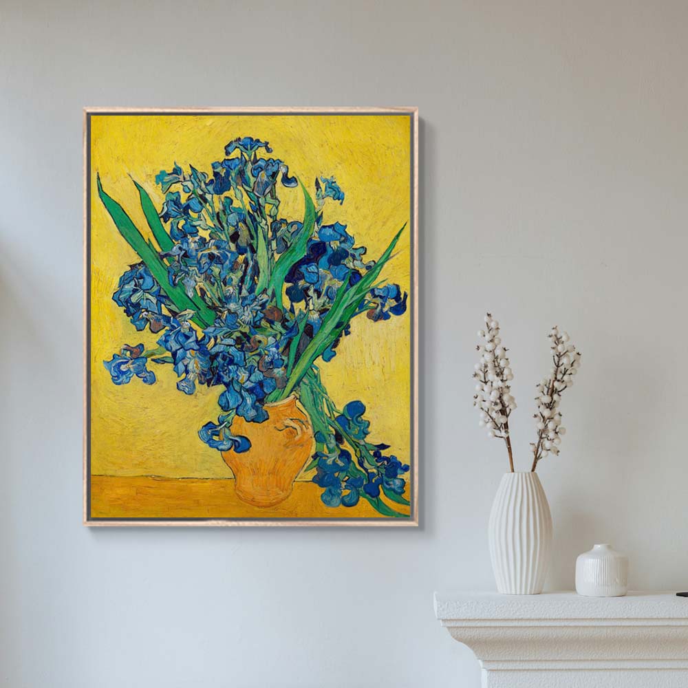 빈센트 반 고흐 붓꽃 62 x 78cm 명화 꽃 그림 거실 침실 벽 인테리어캔버스 띄움 액자 - 상세 이미지 2