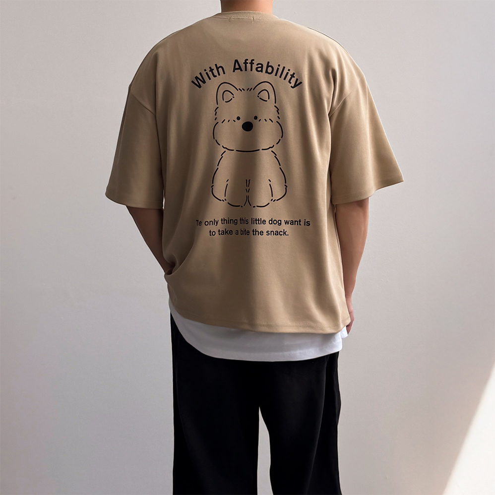 남자여름반팔티 쿨티셔츠 특양면반팔티 - 상품 이미지