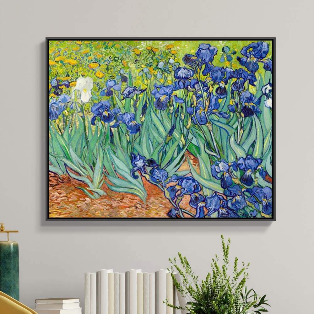빈센트 반 고흐 붓꽃 62 x 78cm 명화 꽃 거실 벽인테리어 그림 캔버스 띄움 액자 - 상세 이미지 4