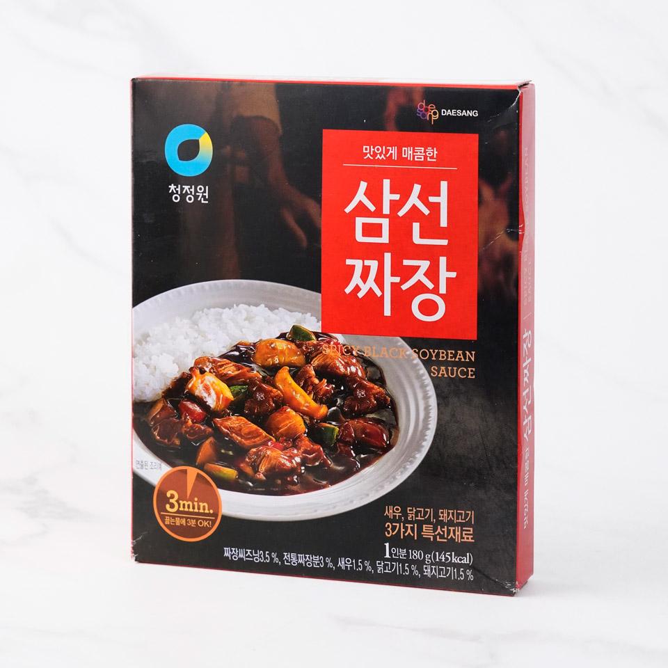 메가마트 대상 청정원 맛있게 매콤한 삼선짜장 180g - 상세 이미지 2