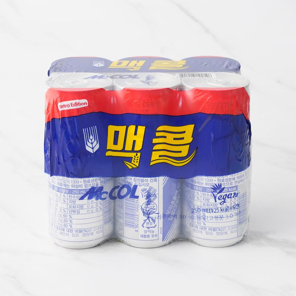 메가마트 일화 맥콜 250mlx6 - 상품 이미지