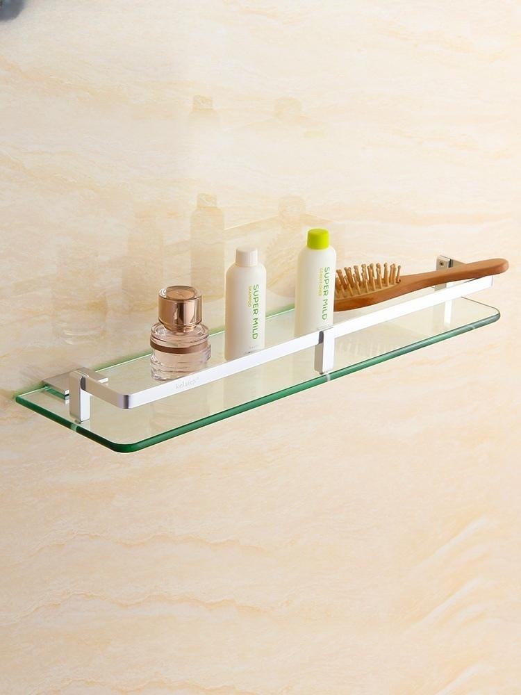 욕실 유리선반 브라켓 하중 사각 벽걸이 ㄷ자 일자 받침 제트 A250 플랫폼(길이 250mm) - 상품 이미지