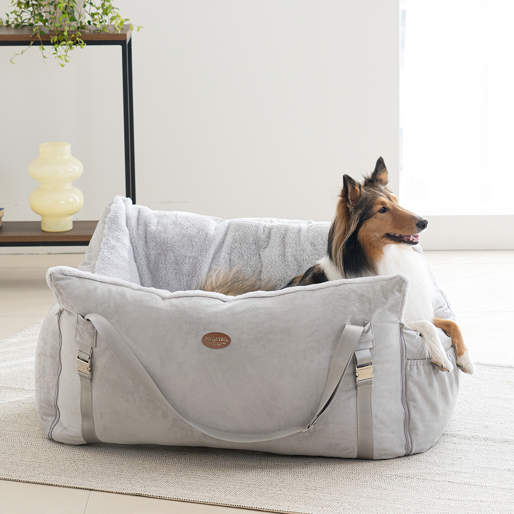 펫테일 셀러브리티 은나노 강아지 카시트 애견 차시트 리저브 대형 L