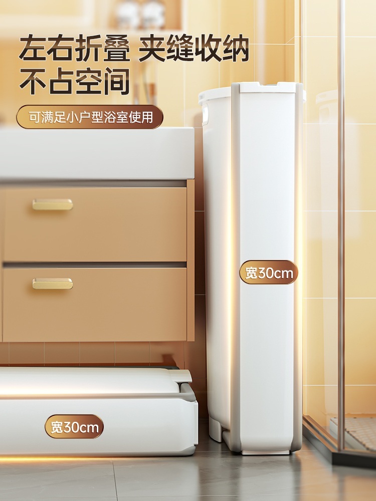 습식사우나 접이식 원룸 의자 히노끼 욕조 미니 원통형 제트 온가족이함께즐길수있는양동이 - 상세 이미지 4