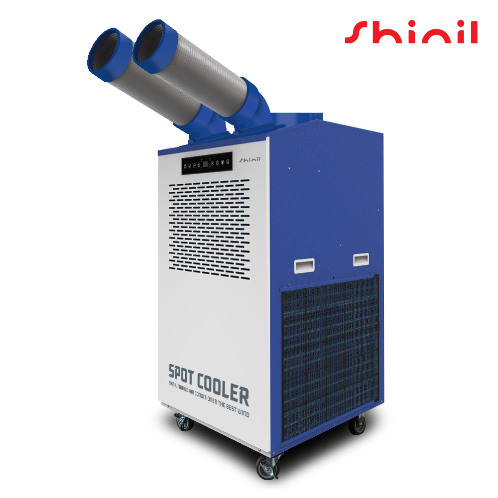 신일 이동식에어컨 코끼리 행사장 체육관 실외기없는에어컨 2구