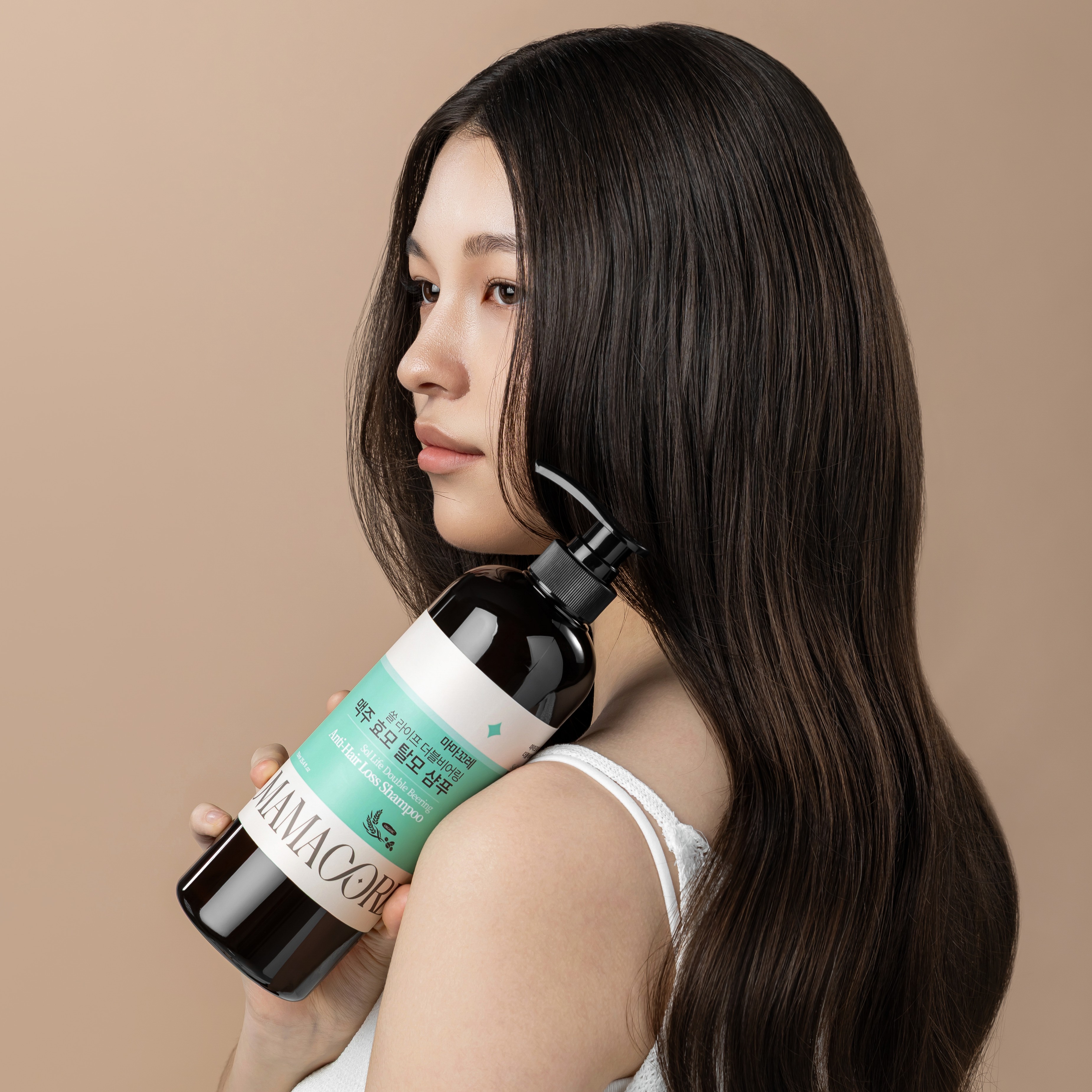 마마꼬레 쏠 라이프 맥주효모 카페인 모발 볼륨 약산성 대용량 탈모 샴푸 750ml, 1개 - 상세 이미지 3