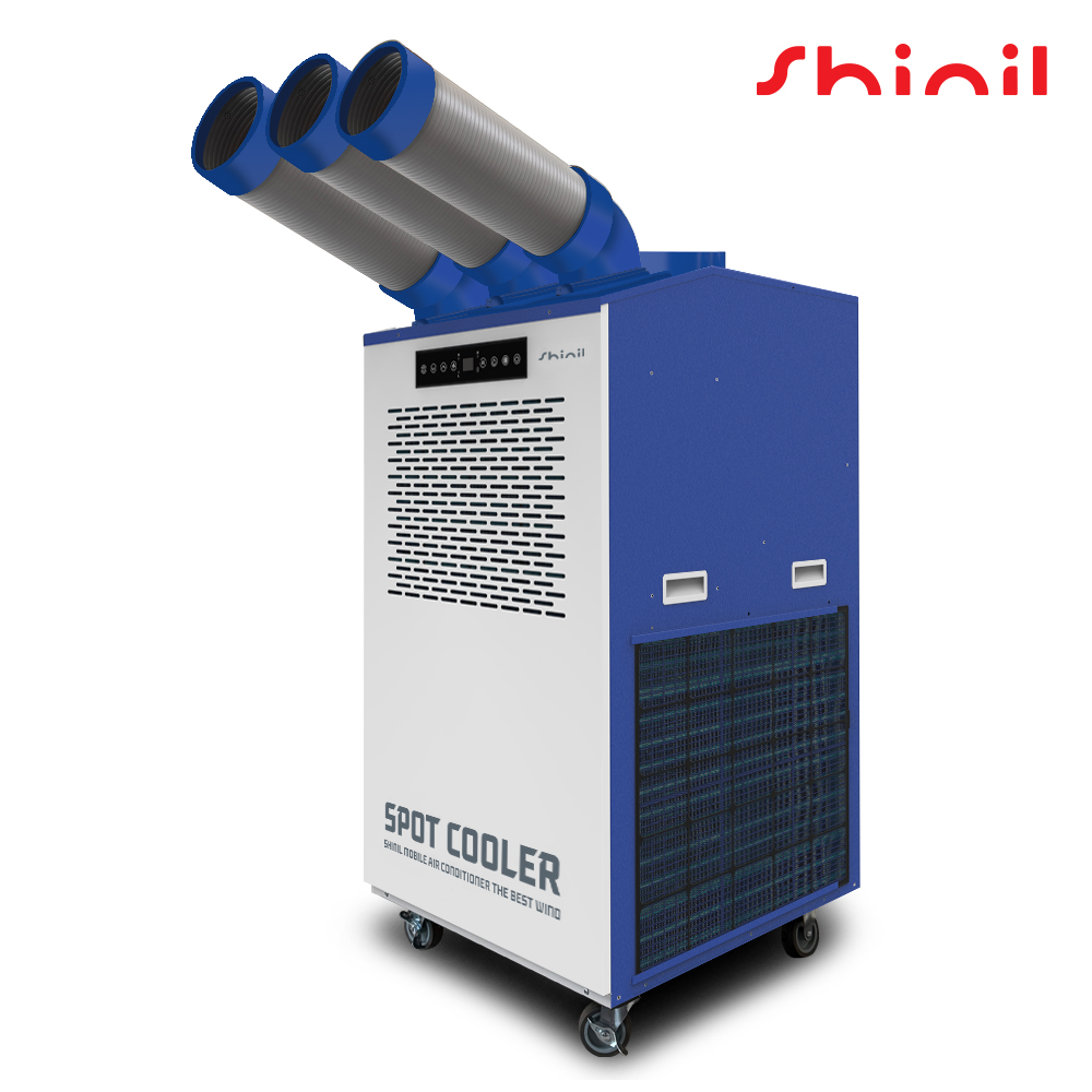 신일 실외기없는에어컨 이동식 골프장 캠핑장 식당 업소용 에어컨