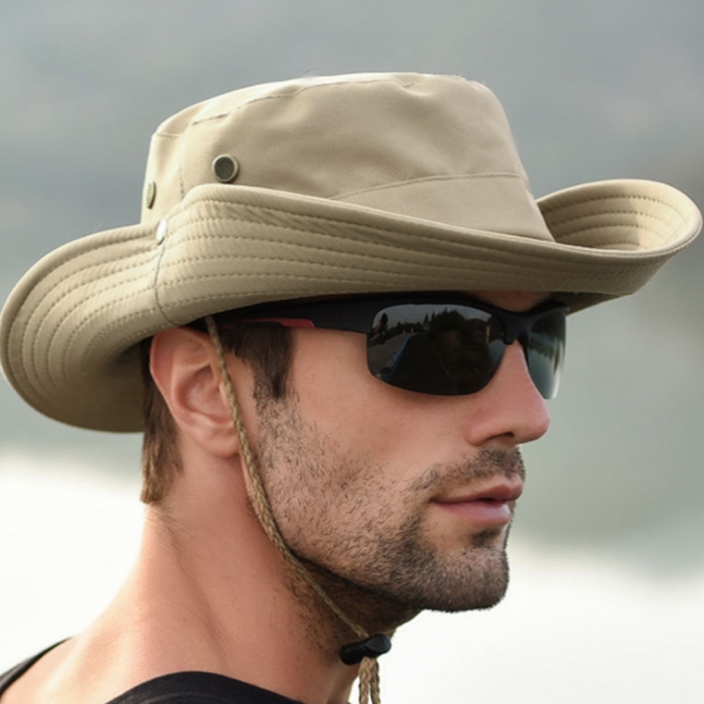 남자 정글모자 넓은챙 사파리 벙거지모자 등산 낚시 버킷햇