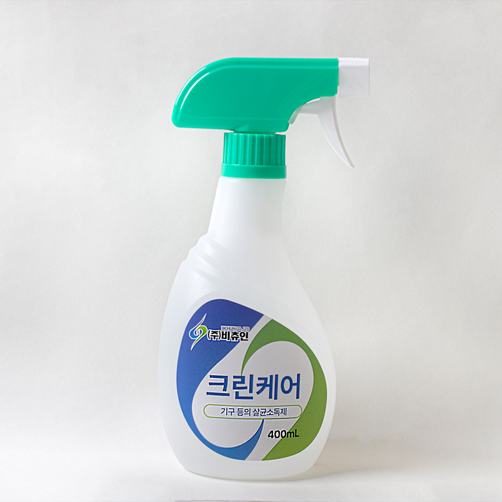비츄인 크린케어 순수케어 알콜 58.8 주방기구 뿌리는소독제 400ml, 5개 - 상세 이미지 3