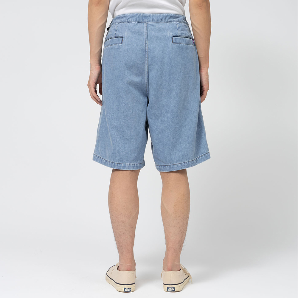 노스페이스퍼플라벨 데님 턱 필드 쇼츠 나나미카 25SS 남자 청반바지 N25SD098 - 상세 이미지 5