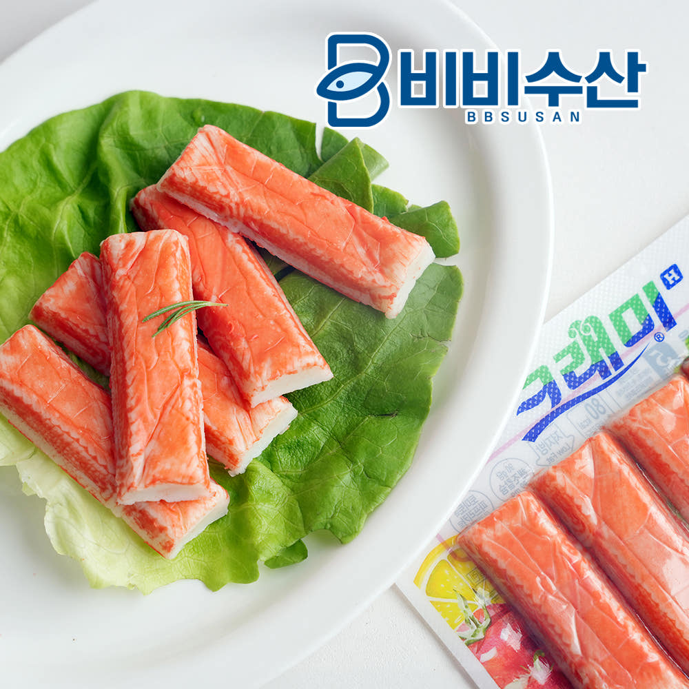 한성기업 크래미 90g 15개 게살 몬스터크랩 가격 비교 비비수산 한성기업 크래미 90g 15개 게살 몬스터크랩