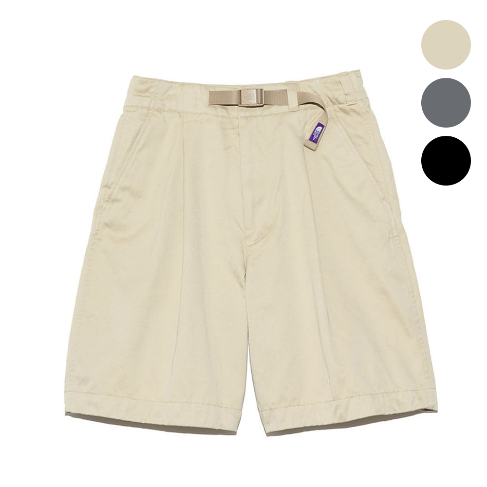 노스페이스퍼플라벨 치노 턱 필드 쇼츠 나나미카 25SS 여자 카고 반바지 N25SD096 - 상품 이미지