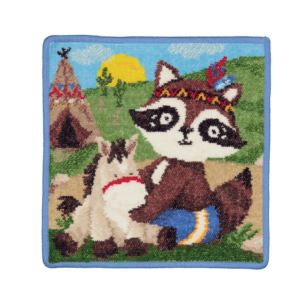 훼이라 인디언베어 페이스타월 25x25 독일직수입 부드럽고 먼지없는 프리미엄 손수건