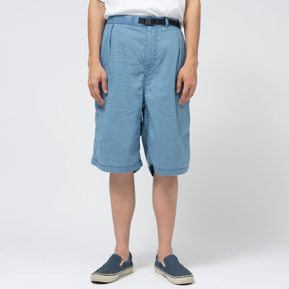 노스페이스퍼플라벨 인디고 필드 쇼츠 나나미카 25SS 남자 데님 팬츠 N25SD064 - 상세 이미지 3