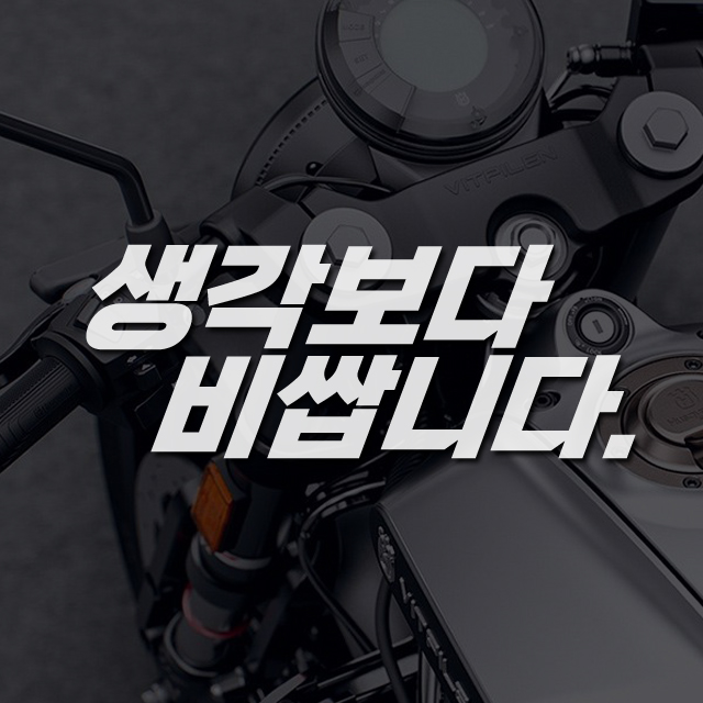 생각보다 비쌉니다 스티커 오토바이 픽시로드 자전거 데칼 70x27mm - 상품 이미지
