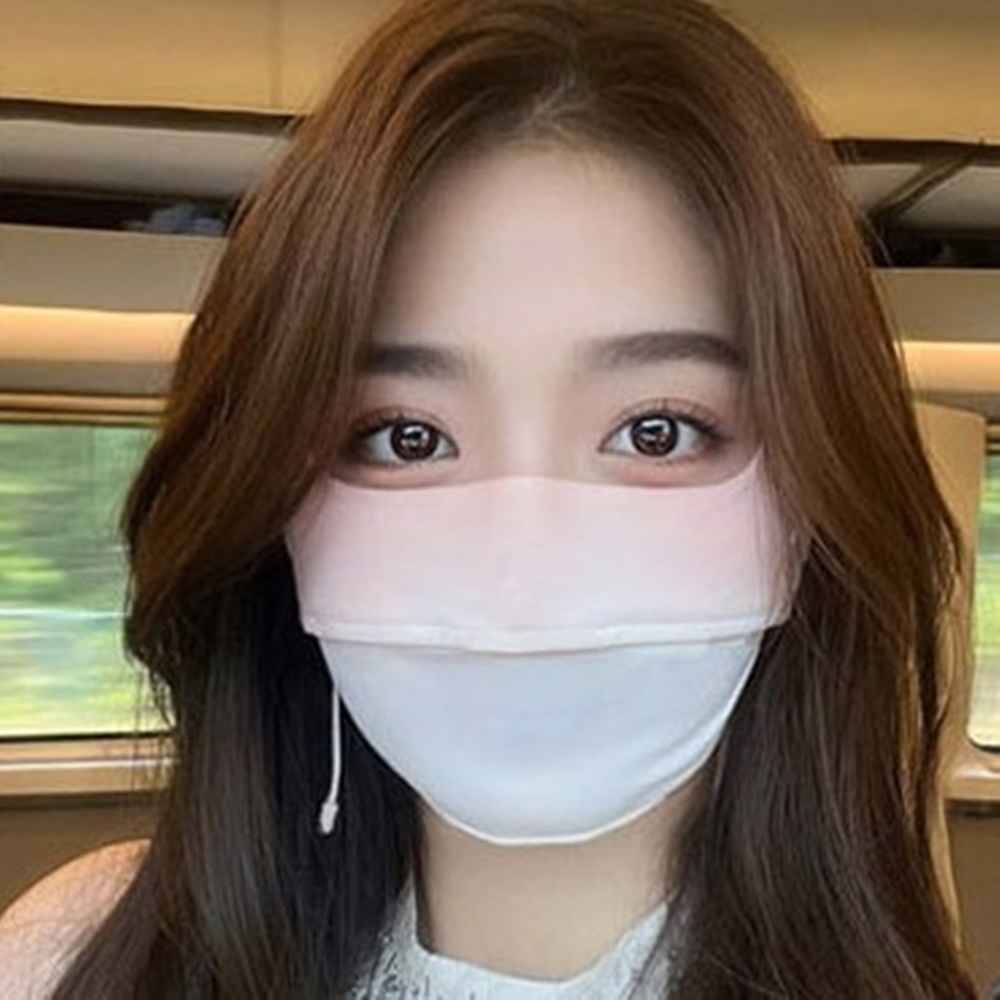 박대표마켓 여성 골프마스크 얼굴햇빛가리개 스포츠 운동 기미커버 안면 눈가 자외선차단 마스크 - 상품 이미지