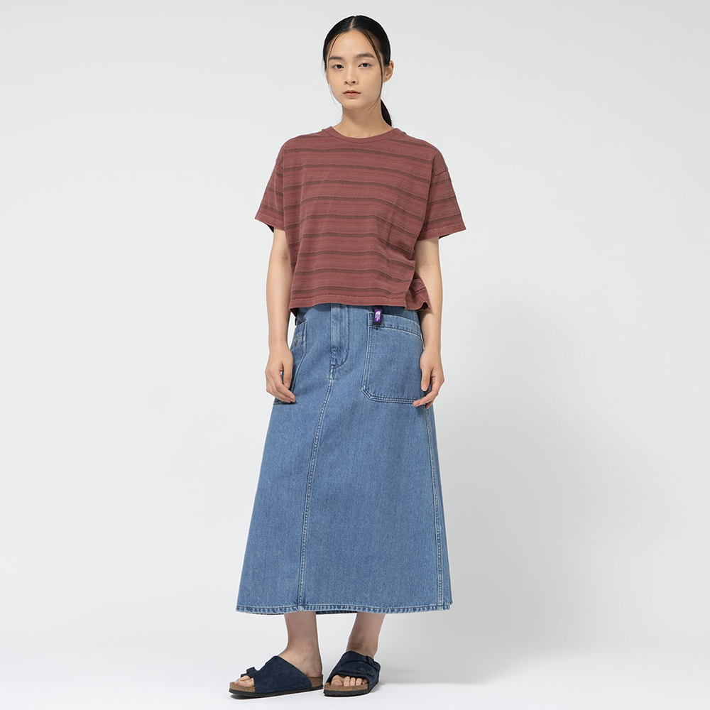 노스페이스퍼플라벨 자카드 필 티셔츠 나나미카 25SS 남녀공용 N25SH057 - 상세 이미지 4