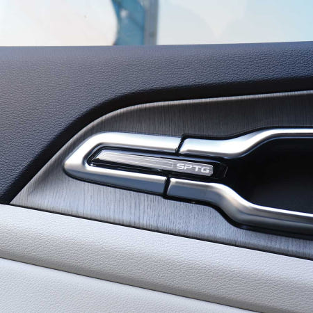 [JS automotive][팬덤] 더뉴스포티지 알루미늄 도어캐치 도어포켓 흠집방지 보호 튜닝 몰딩