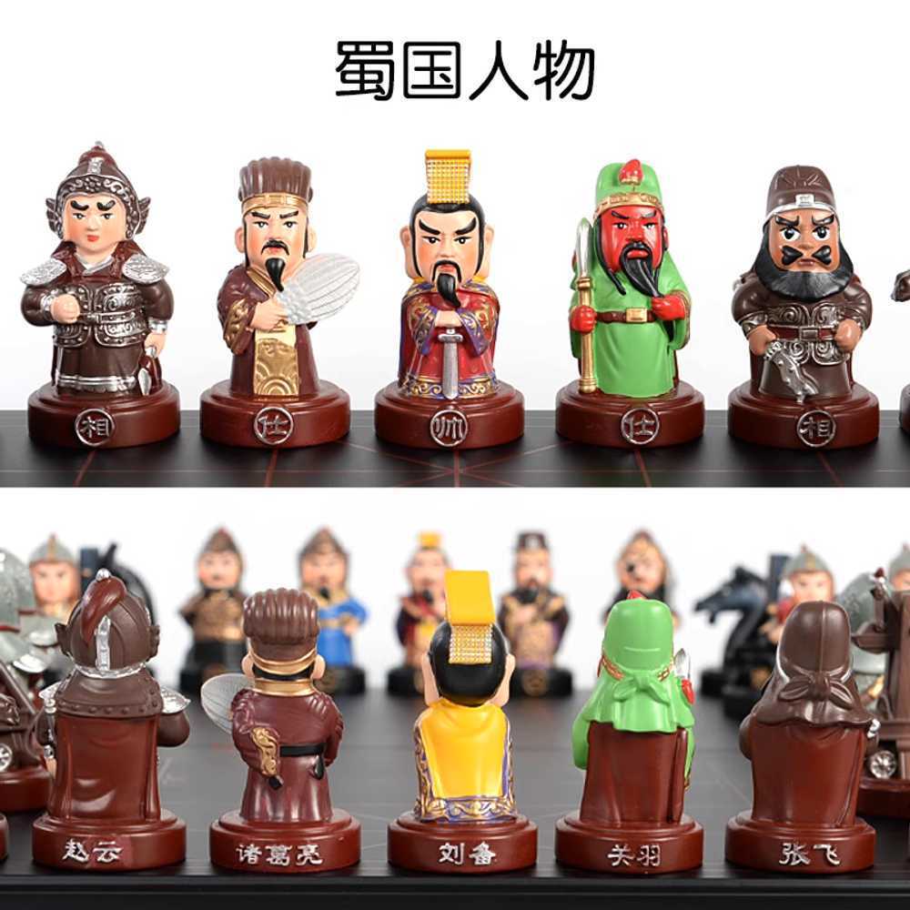 삼국지 장기판 입체 3D 피규어 좌식 휴대용 컬렉션 - 상세 이미지 4