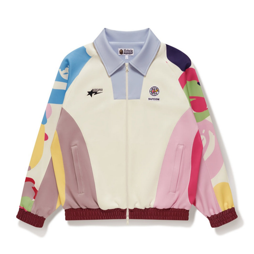 베이프 X KIDSUPER 자켓 PATCHWORK TRACK JACKET 4월 신상 1L23-140-906 - 메인 이미지