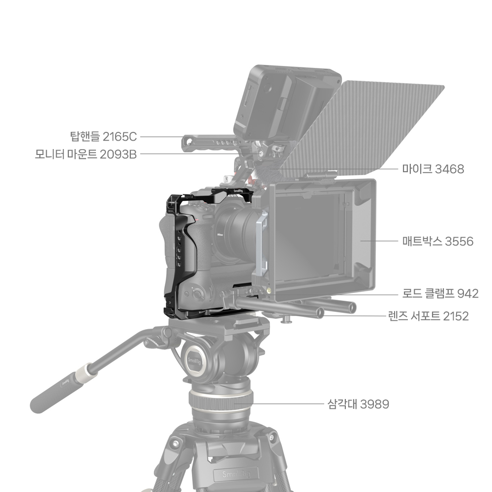 스몰리그 4524 니콘 Z 6III 케이지 세로그립 전용 이미지 6