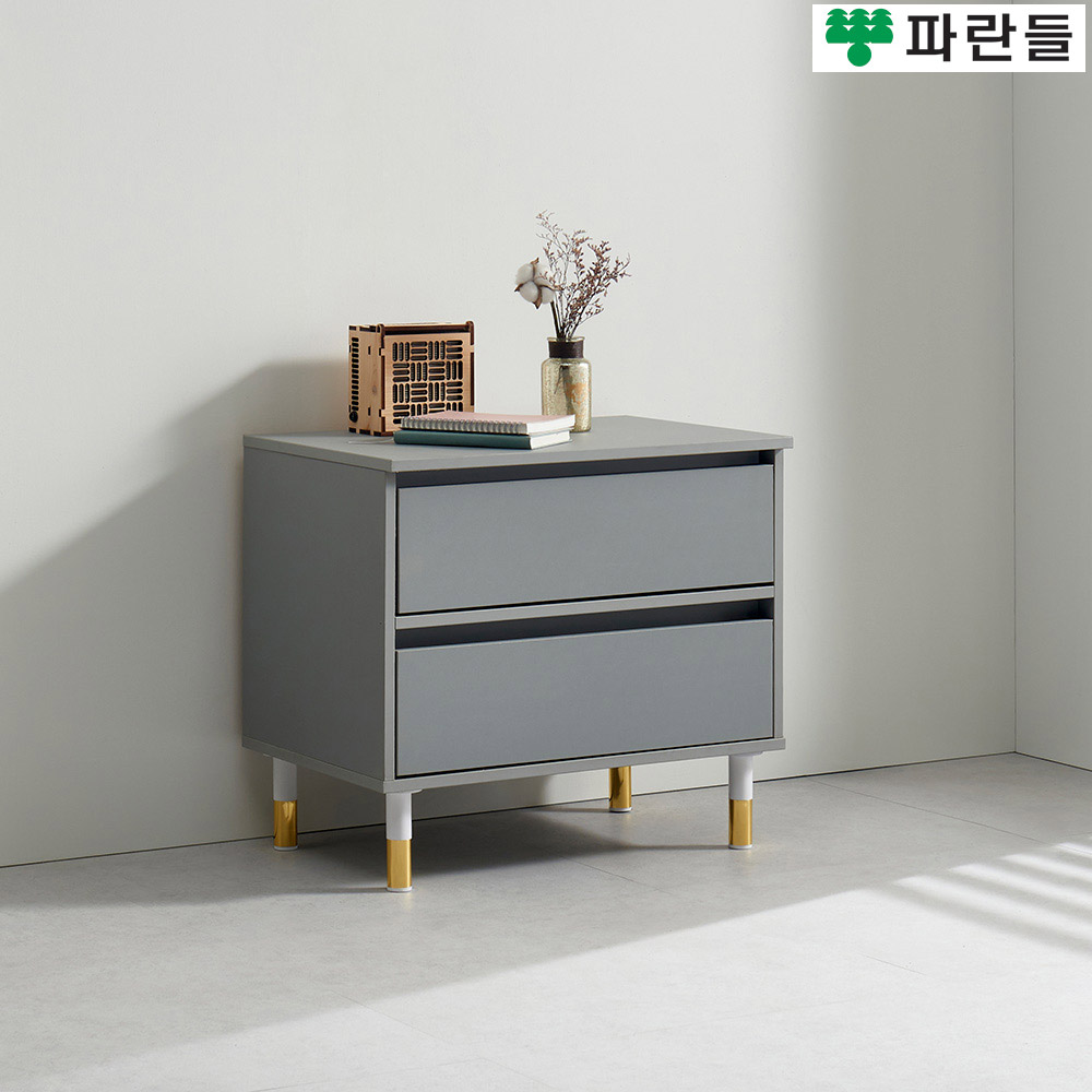 파란들가구 반하나 600 2단서랍거실장 2단서랍장거실협탁