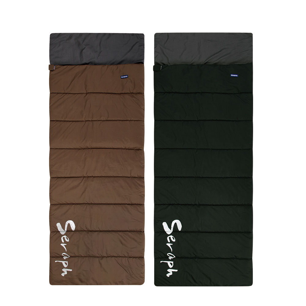 블루폴 세라프 침낭 사각 차박 백패킹 사계절 캠핑침낭 2100g, 딥그린