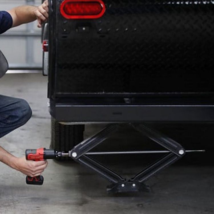 아웃트리거 카라반 트레일러 지지대 받침대 리프트잭 2톤