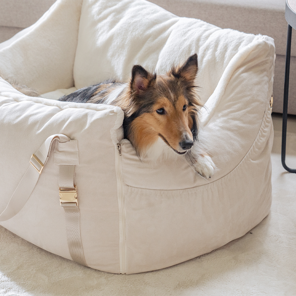 펫테일 셀러브리티 은나노 강아지 카시트 애견 차시트 리저브 대형 L